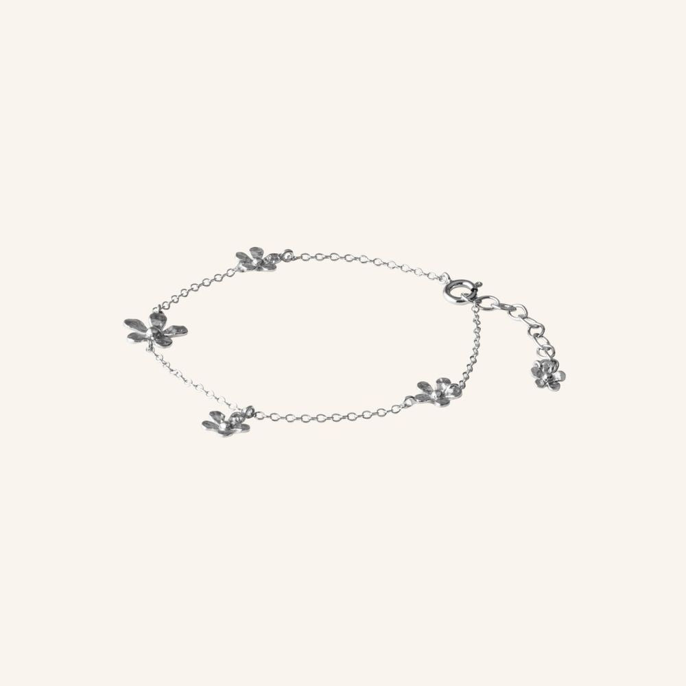 Pernille Corydon Wild Poppy Armband - Silber