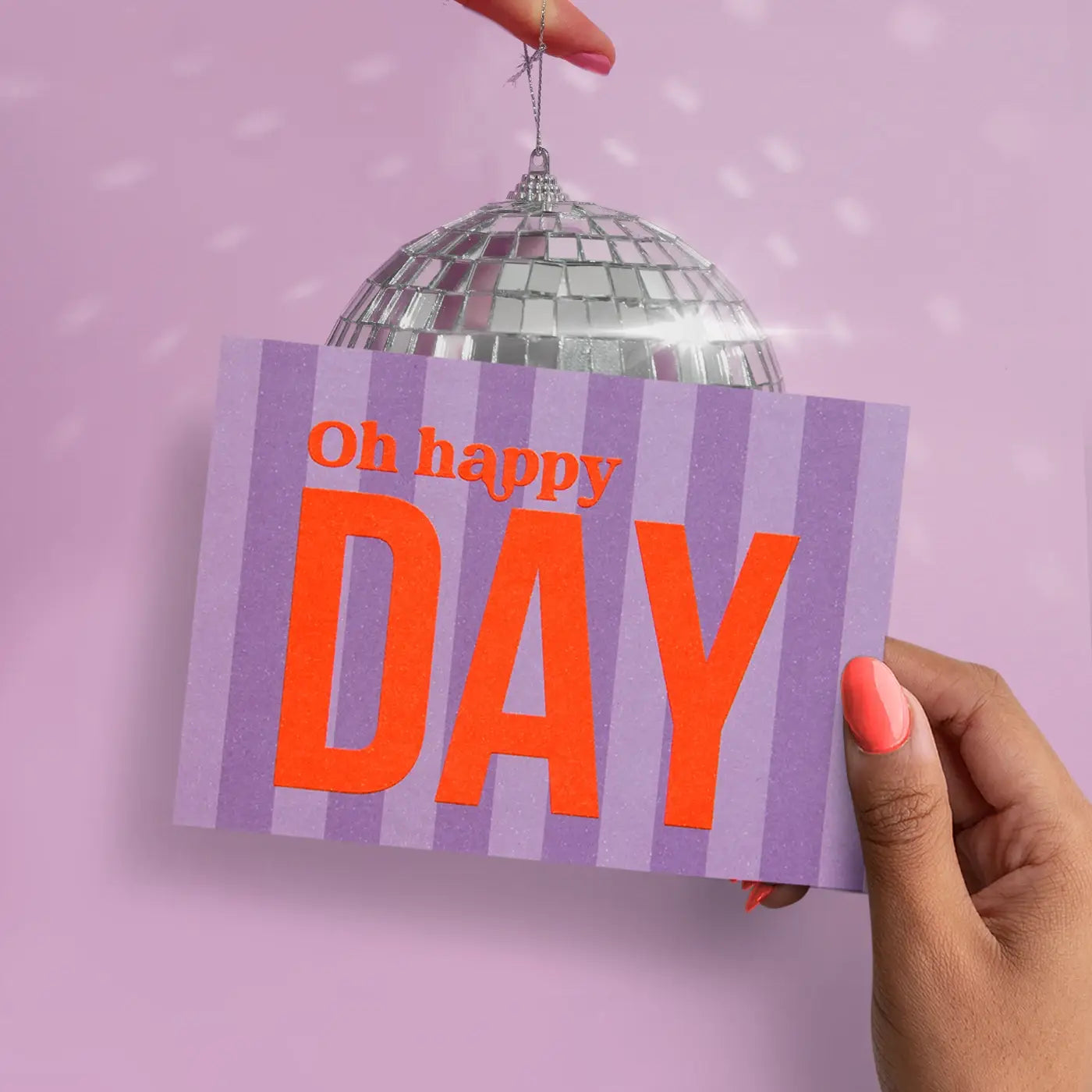 Postkarte - Oh happy day