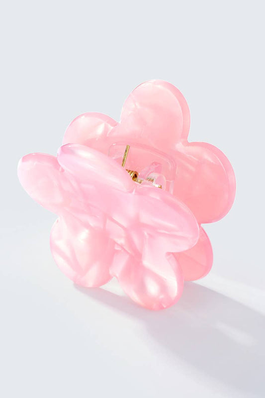 Mini-Haarclip in Blumenform, 4 cm, Modell YH50: Rose / Synthetisch