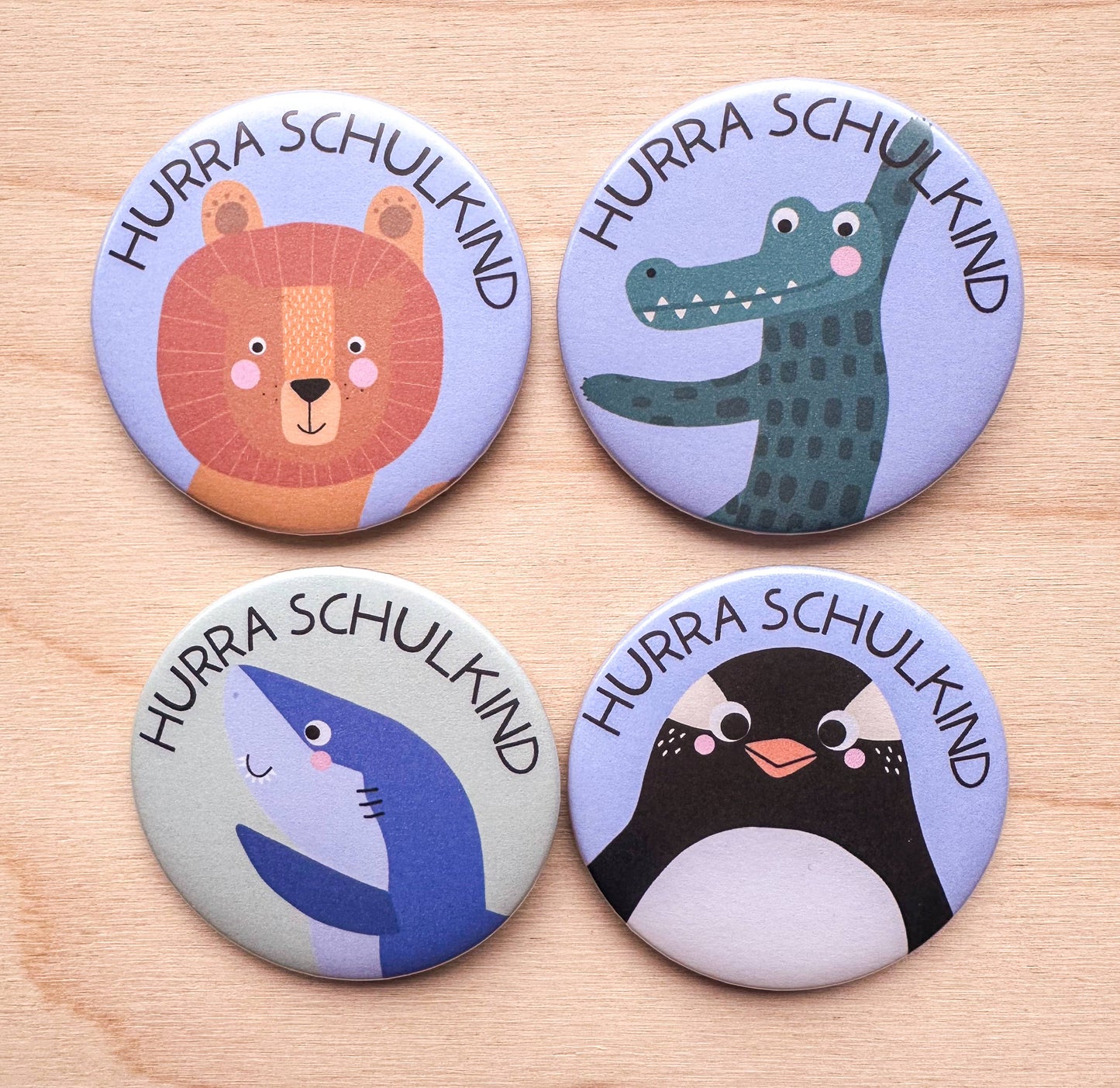 Button Pin HURRA SCHULKIND Krokodil