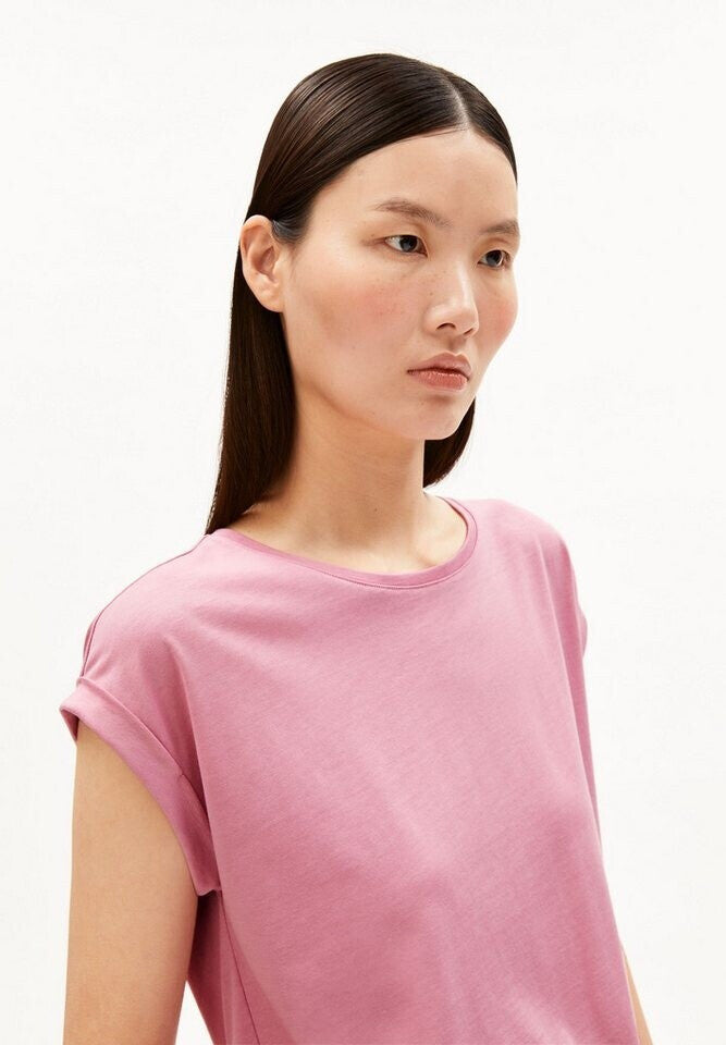 Armedangels Jilaana T-Shirt - Washed Berry