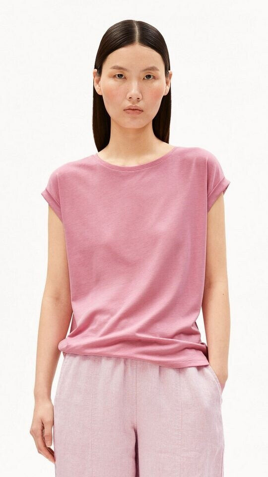 Armedangels Jilaana T-Shirt - Washed Berry