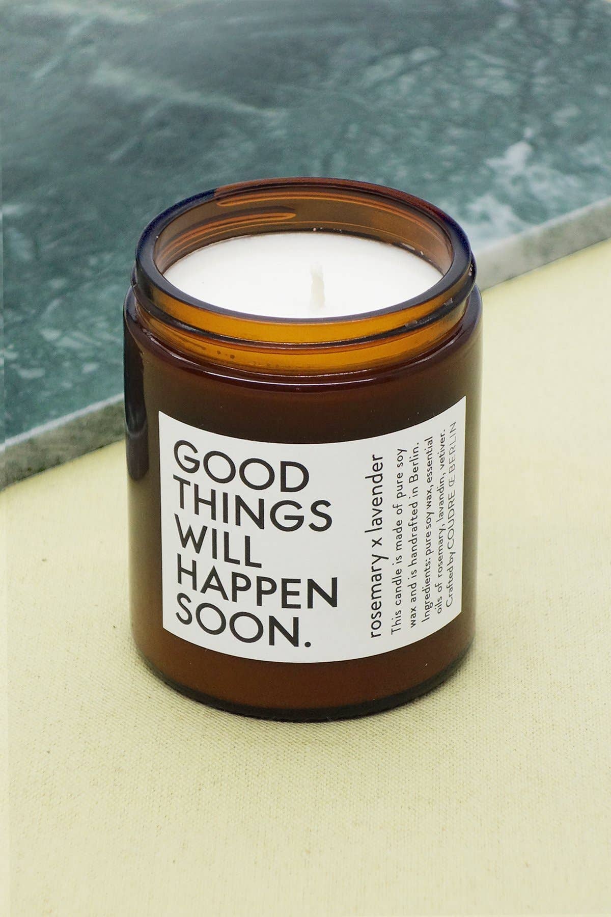 Coudre Berlin Duftkerze Good Things.... Rosmarin x Lavendel
