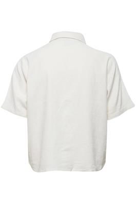 ICHI Lino blouse short sleeve