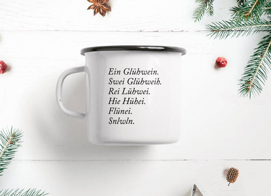 Typealive Tasse aus Emaille / Glühwein