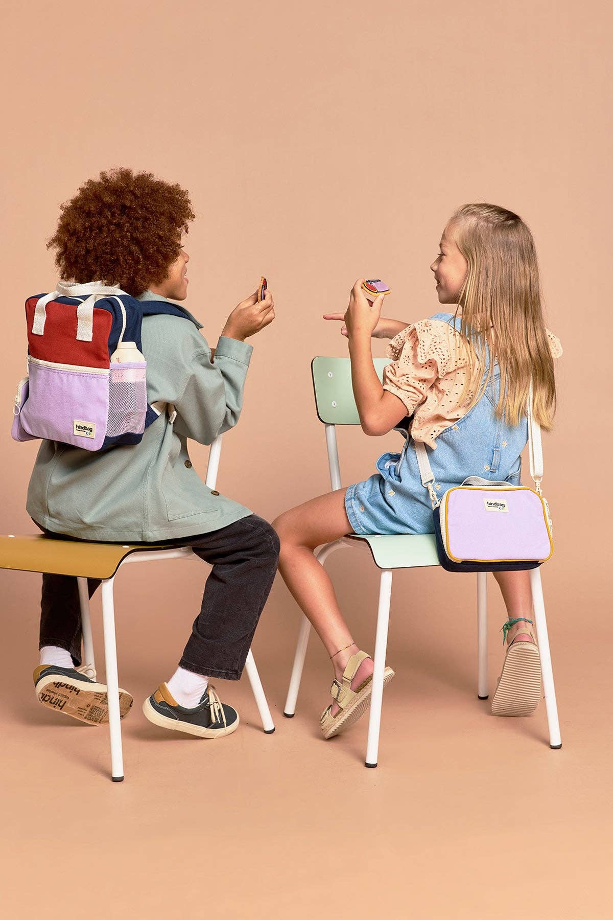 Elsa Kinder-Lunchbag Tricolore Lila