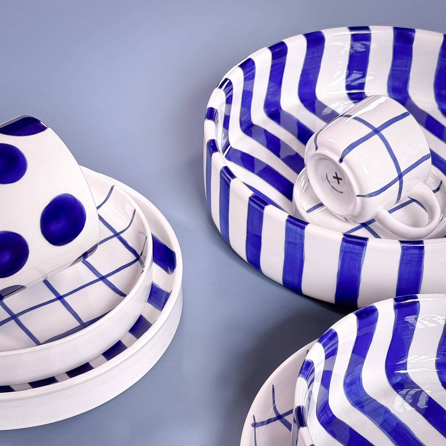 Becher Grid - mare blue