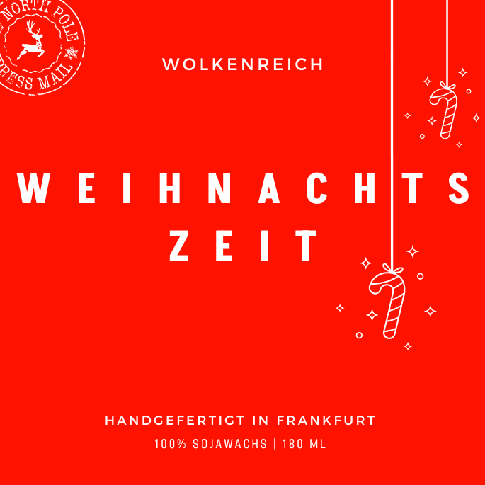 Duftkerze Weihnachtszeit, Weihnachtsgewürze