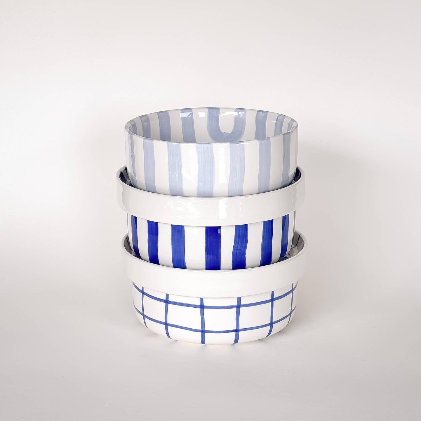 Schale Stripes - morning azzurro