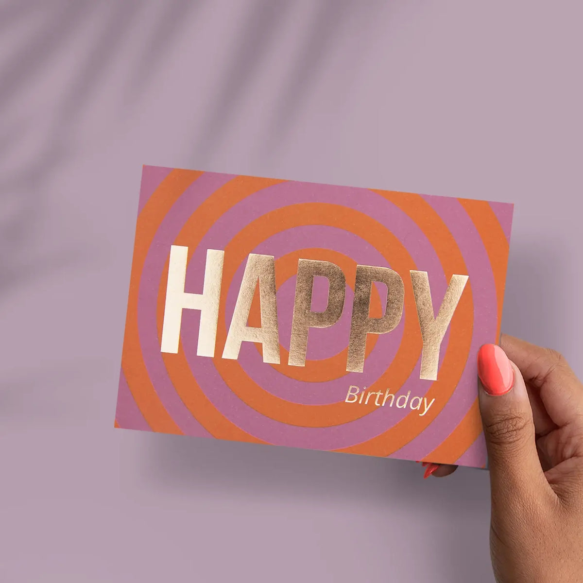 Postkarte │Roségold│ALLES GUTE ZUM GEBURTSTAG