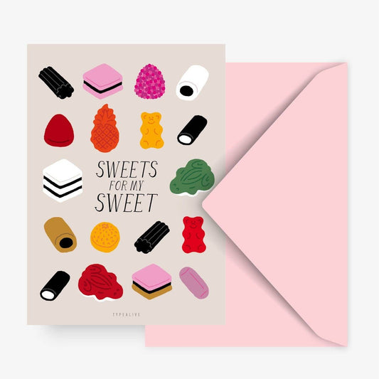 Postkarte / Sweets