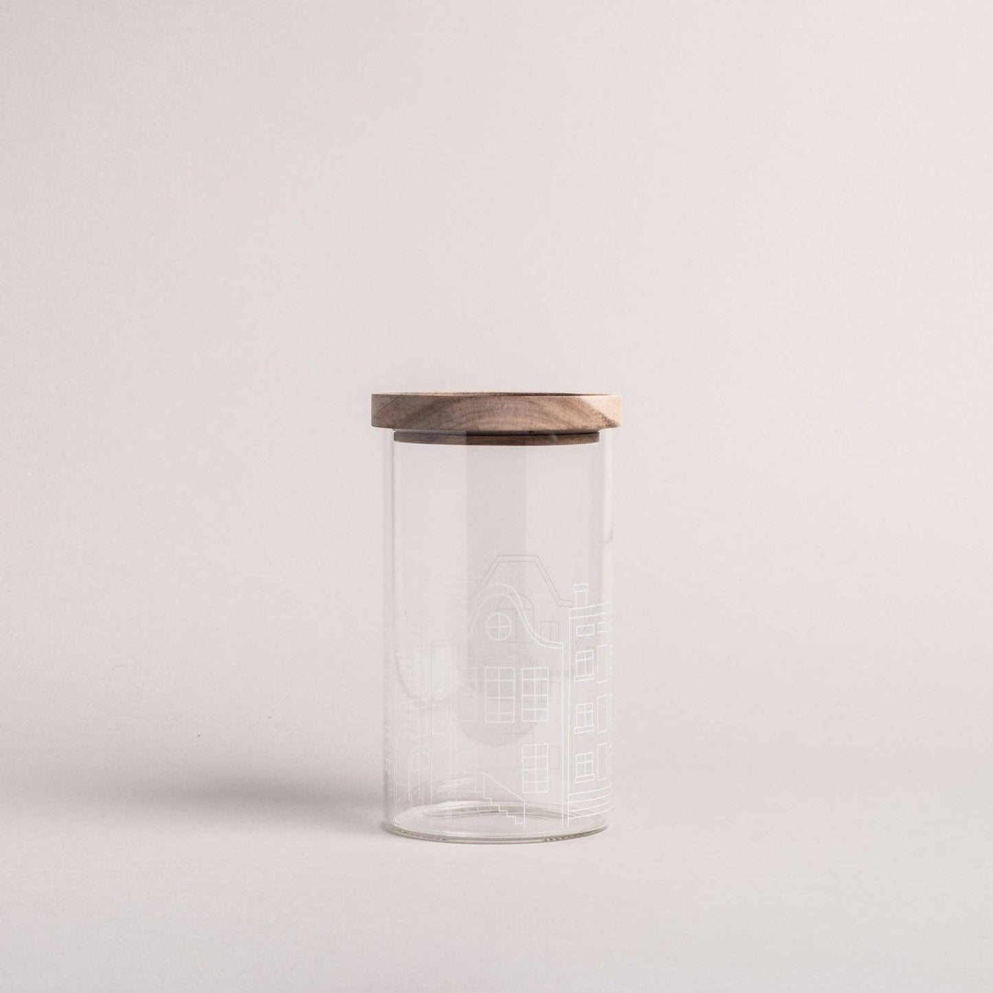 Vorratsglas Häuser 19cm