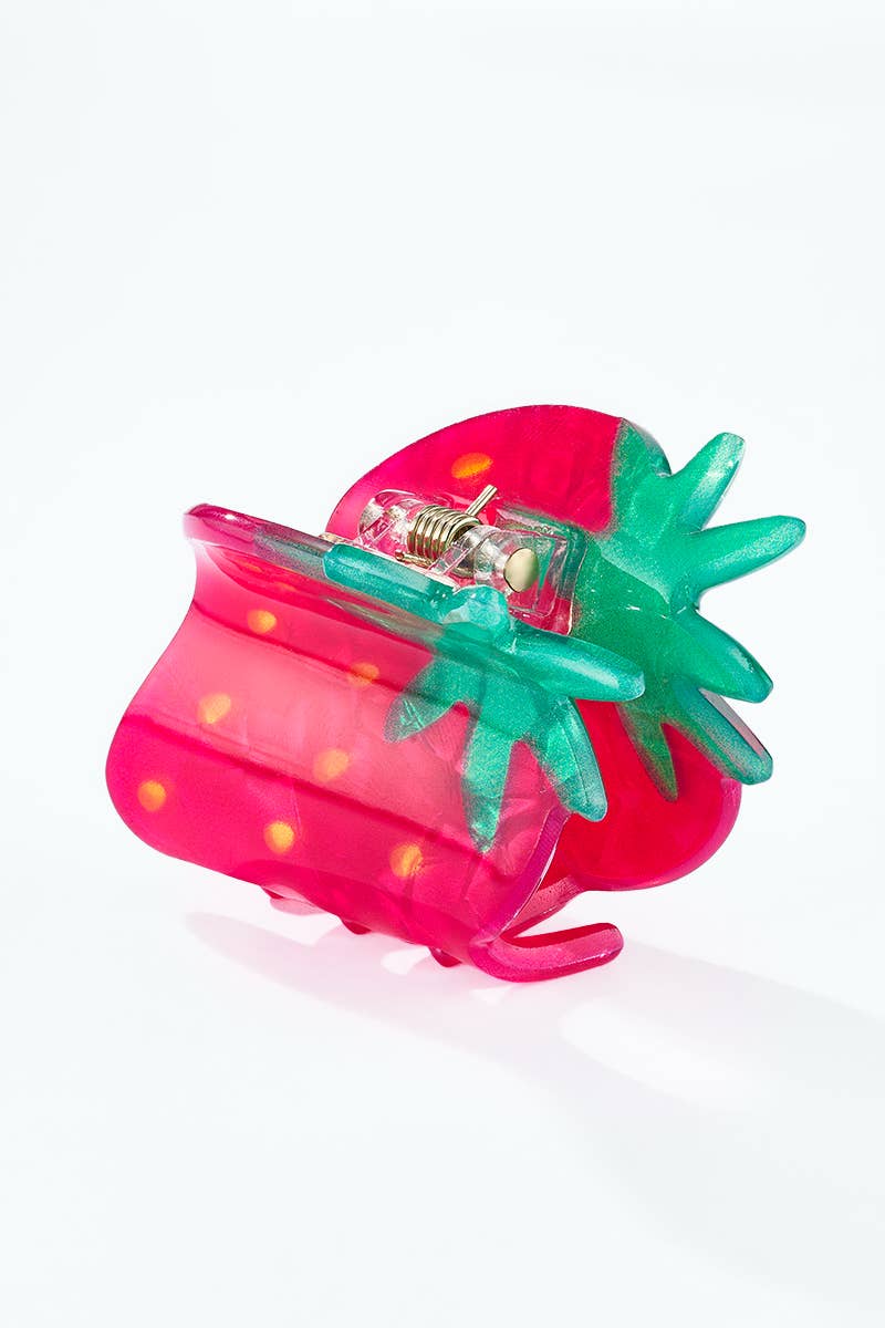 Haarspangen Perlmuttfrüchte YH150LY: ANANAS / PVC