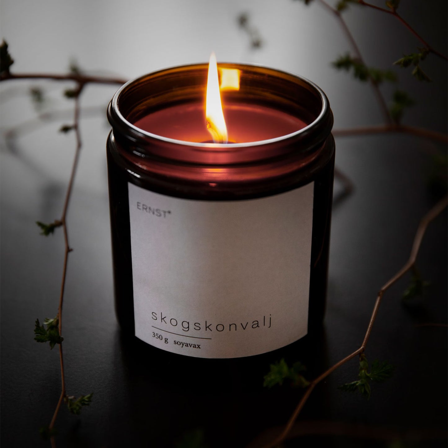 ERNST Duftkerze Skogskonvalj mit Deckel