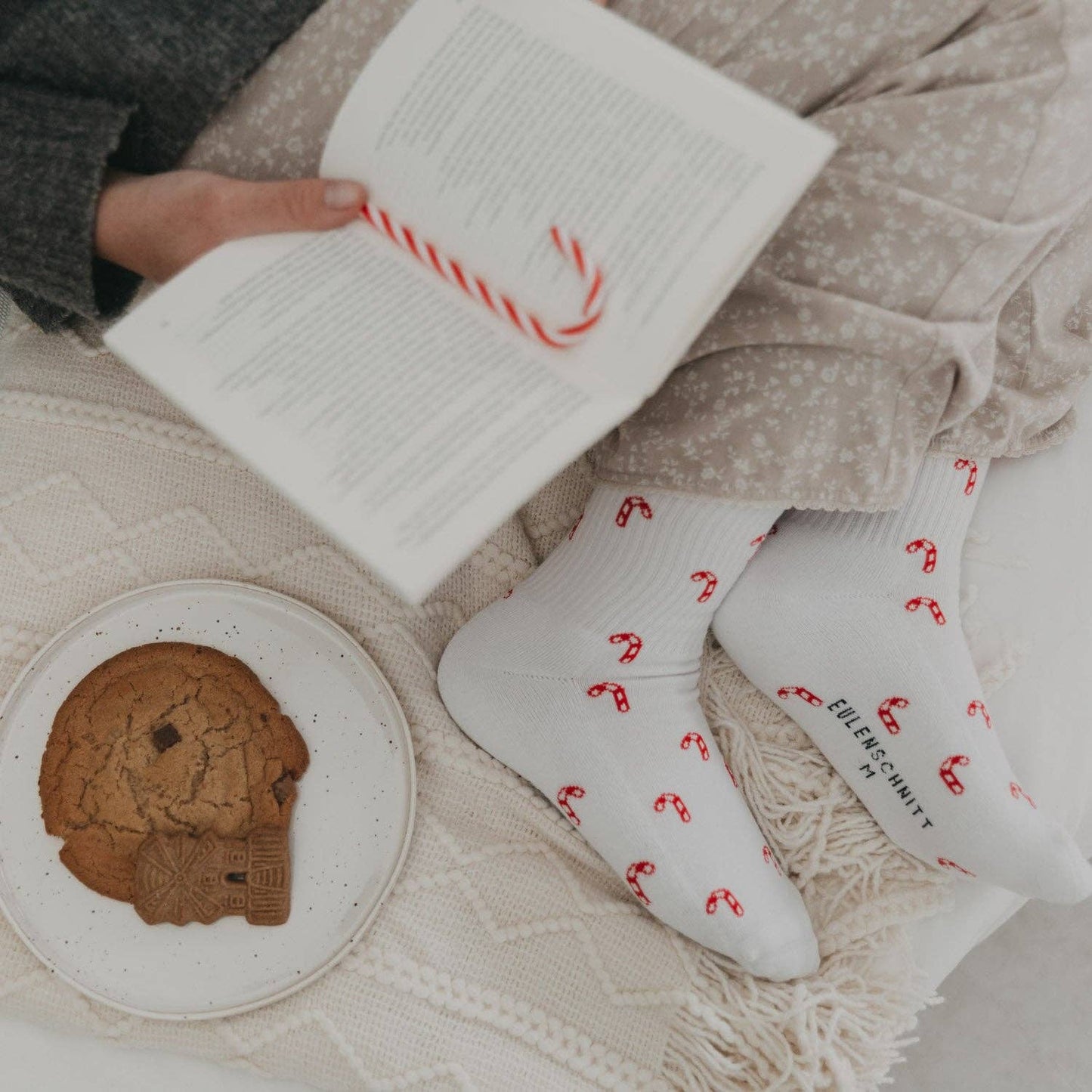 Eulenschnitt Socken Zuckerstange