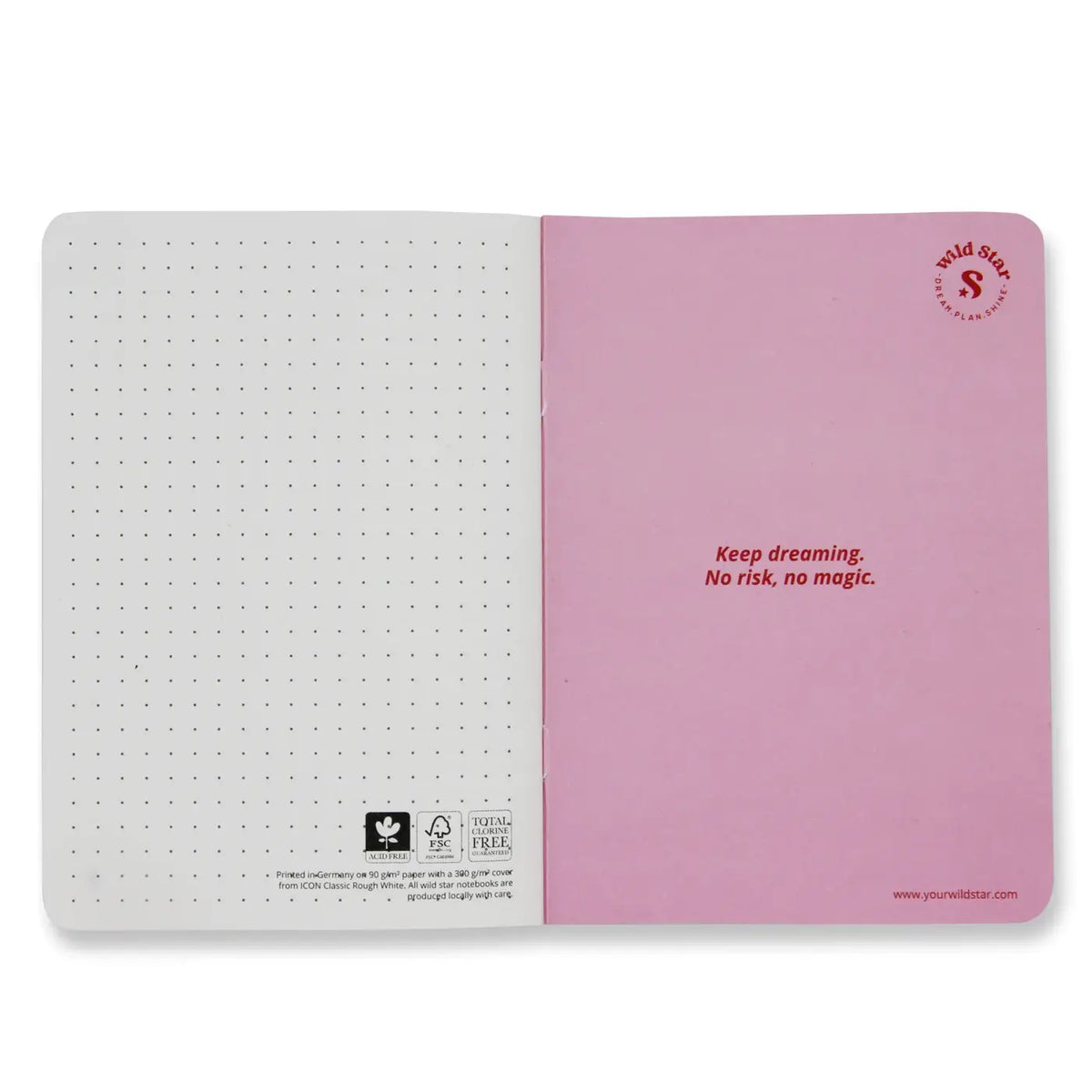 A6-Notizbuch│Dare to dream