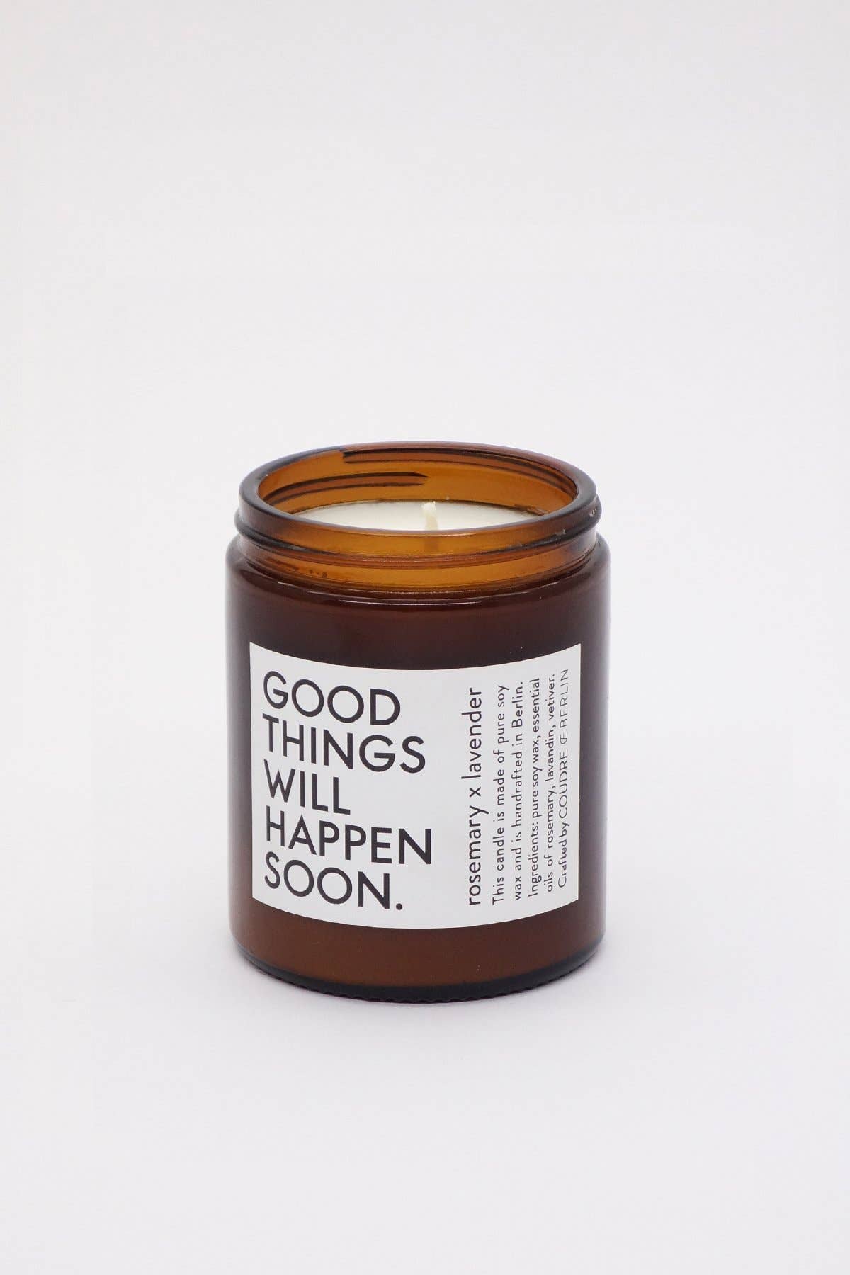 Coudre Berlin Duftkerze Good Things.... Rosmarin x Lavendel