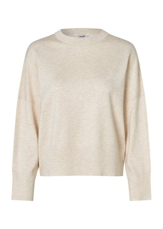mbym Gillian Pullover Sugar Melange