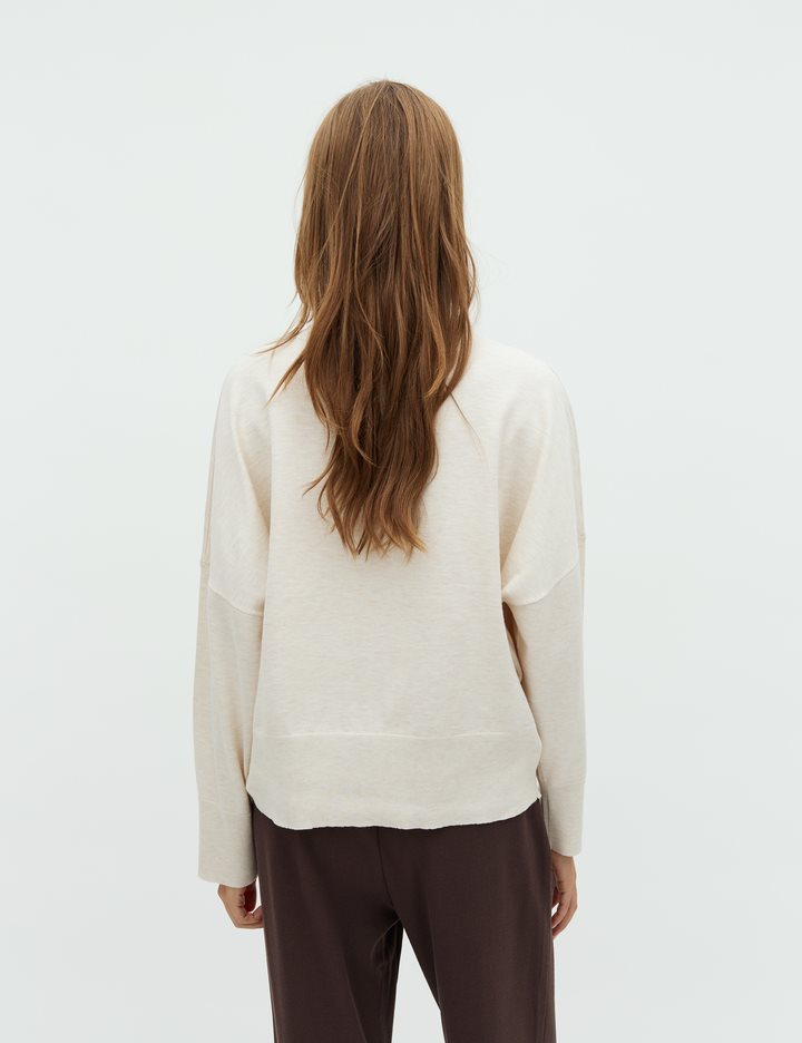 mbym Gillian Pullover Sugar Melange