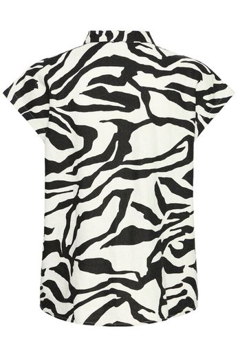 ICHI Lino blouse short sleeve