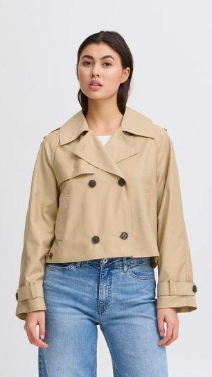 ICHI Eparza Trenchcoat kurz