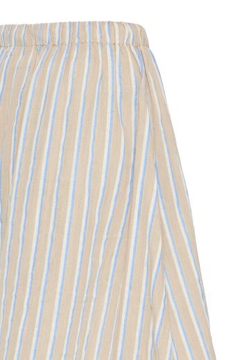 ICHI Foxa Striped Midi-Rock
