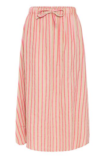 ICHI Foxa Striped Midi-Rock