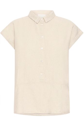 ICHI Lino blouse short sleeve