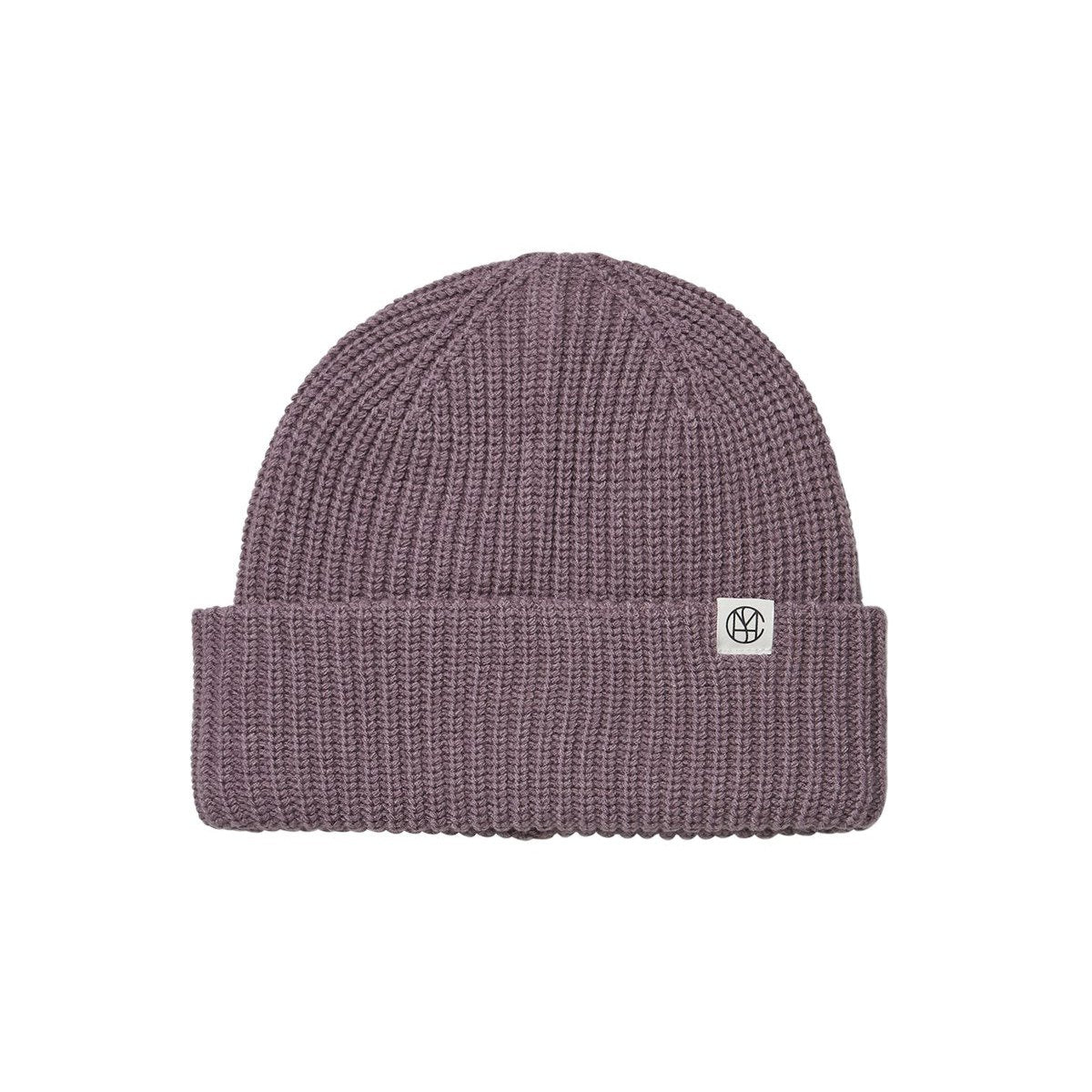 MSCH Copenhagen Galine Rachelle Icon Beanie - Black Plum