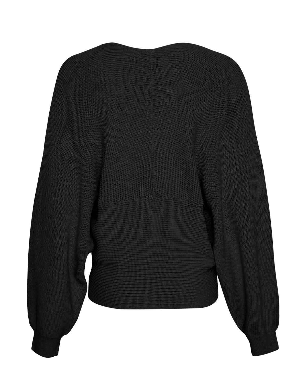 MSCH Copenhagen Zinelle Rachelle Wrap-Pullover - Black