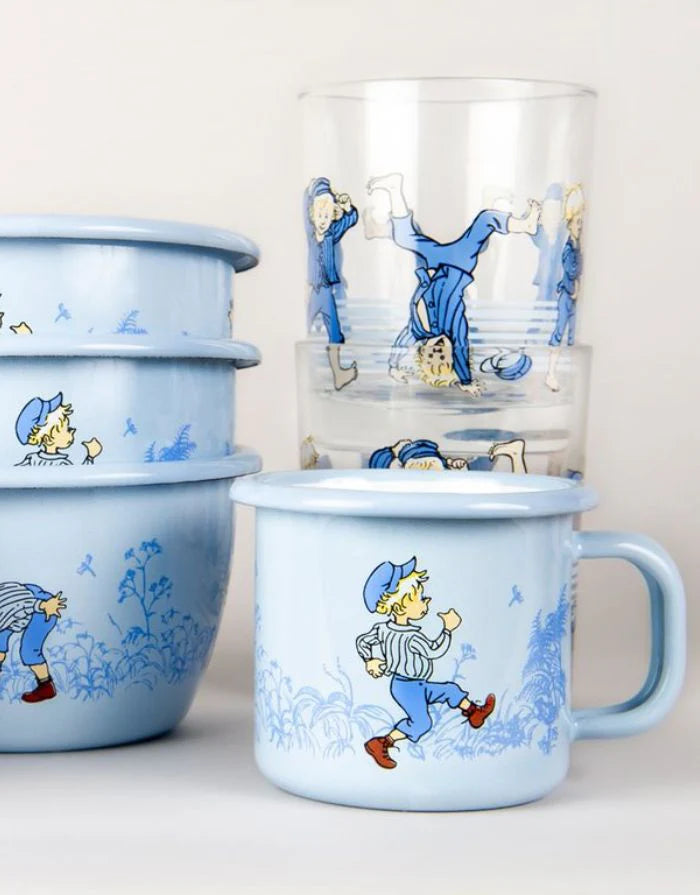Muurla enamel mug Michel from Lönneberga - 150ml