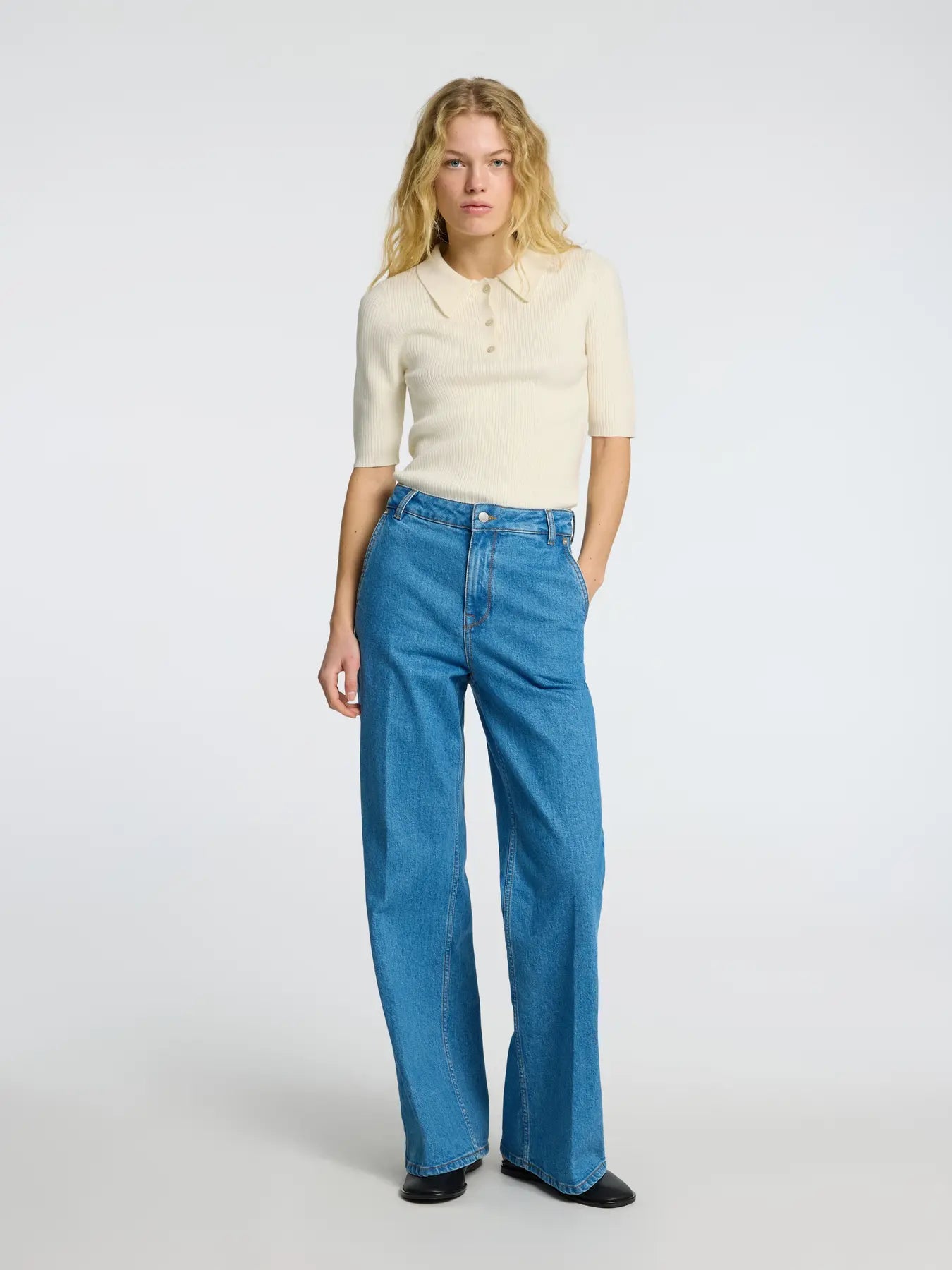 Selected Femme Helen Strick-Polo