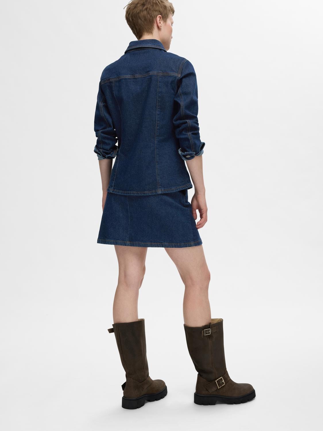 Selected Femme Ilu Denim-Rock kurz