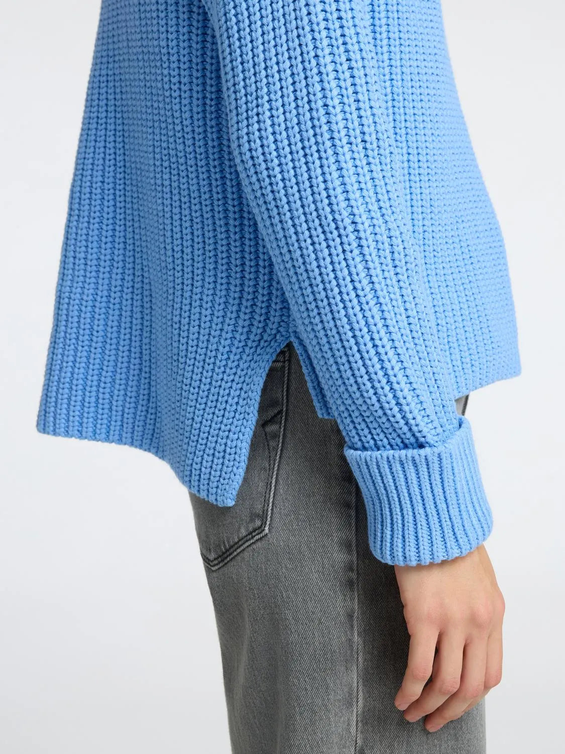 Selected femme Selma Strickpullover cornflower blue